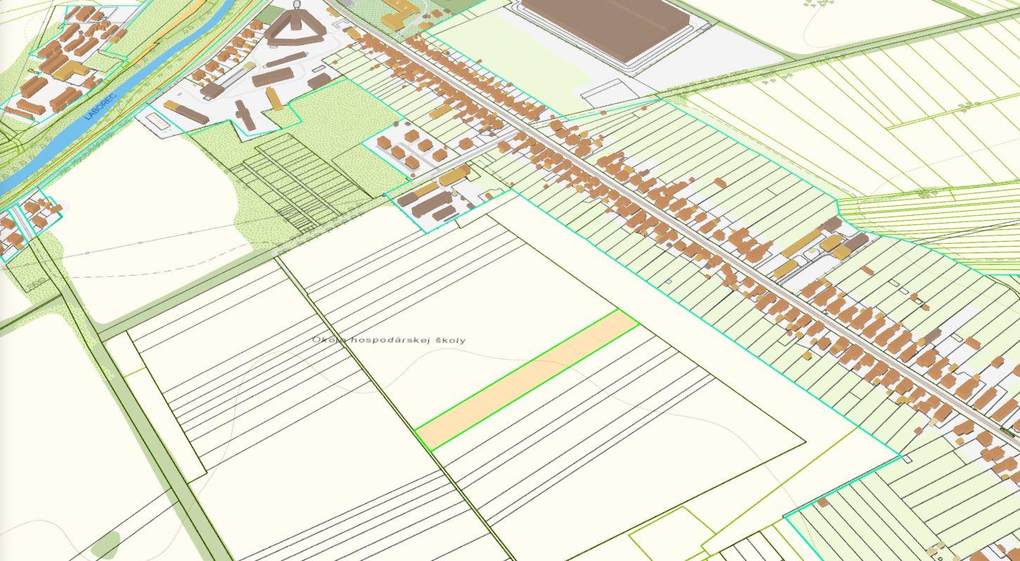 Vrbovec – orná pôda, poľnohospodárske využitie, výmera 1,1 ha