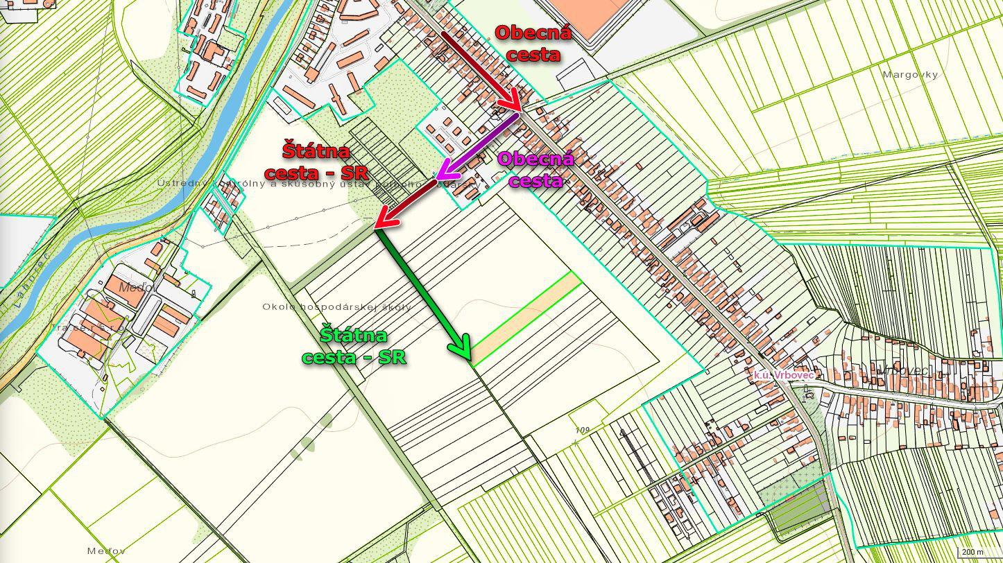Vrbovec – orná pôda, poľnohospodárske využitie, výmera 1,1 ha
