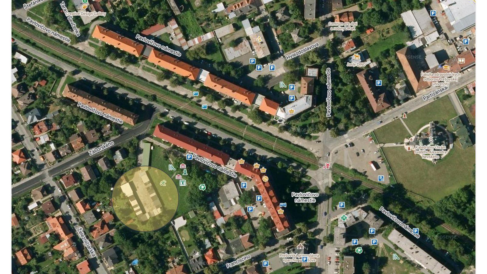 Pavlovičovo námestie – murovaná garáž, 18 m2