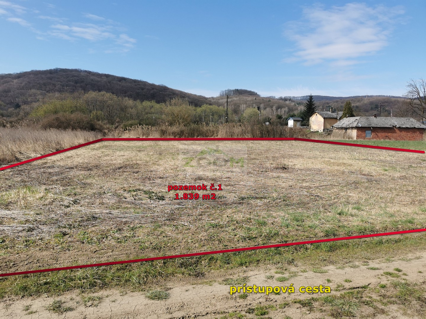 HANISKA – slnečný a rovinatý stavebný pozemok s IS, 1.839 m2