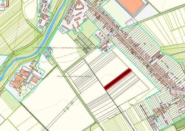 Vrbovec – orná pôda, poľnohospodárske využitie, výmera 1,1 ha