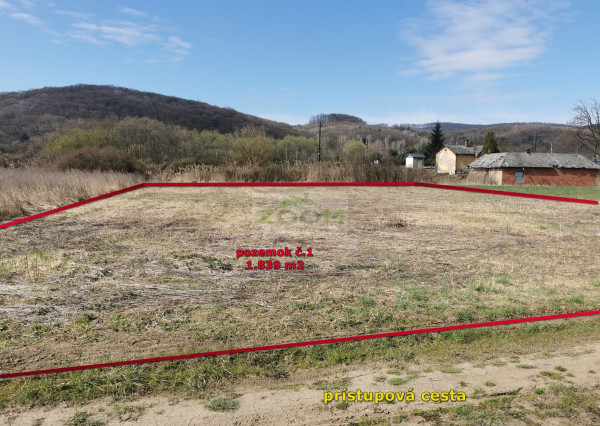 HANISKA – slnečný a rovinatý stavebný pozemok s IS, 1.839 m2